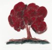 Red Tree, 2012 - Pastello e carbone su carta 122 x 158 cm