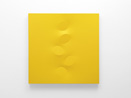 Cinque ovali gialli. 2009, Acrilico su tela sagomata. cm100 x 100
